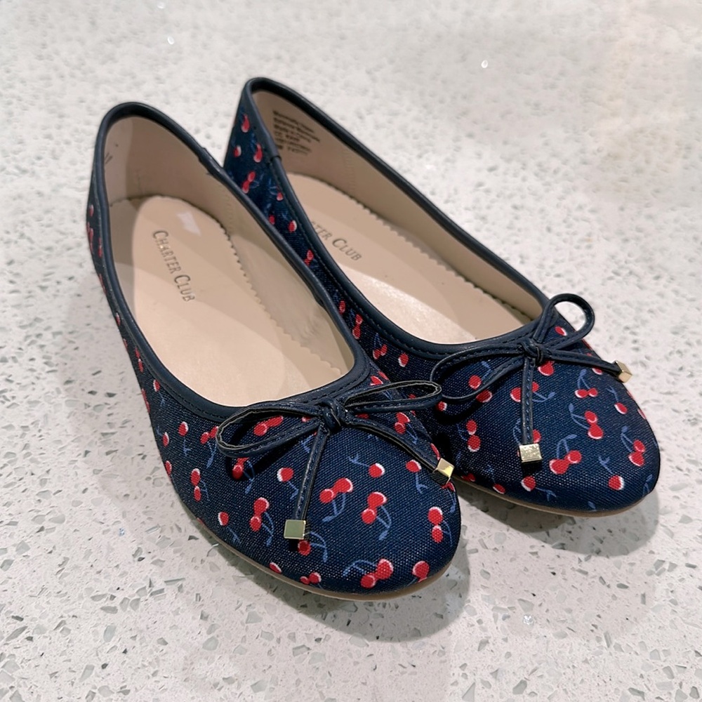 Charter Club Cherry Flats Women Size 6